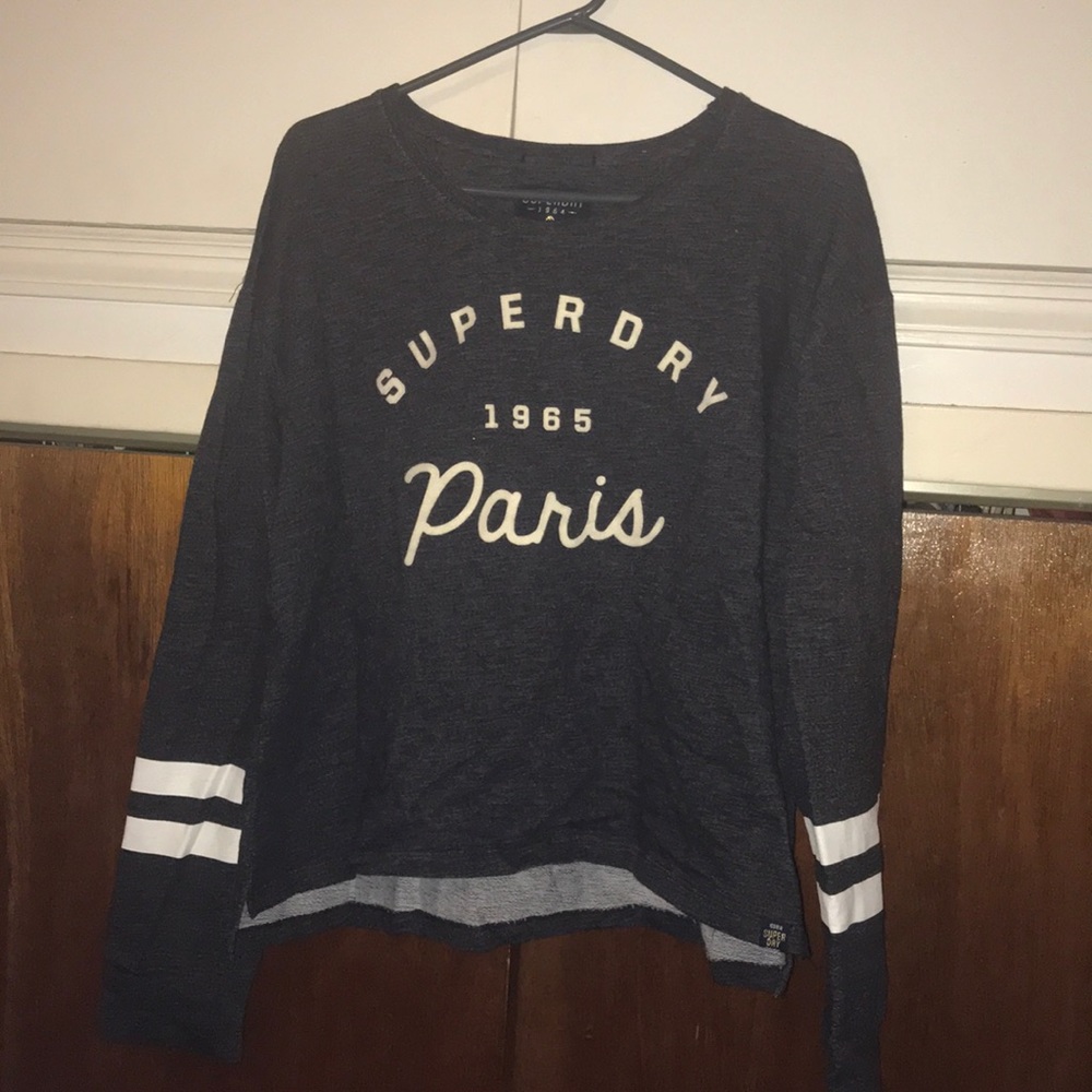 Super dry sweater sz xl